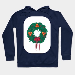 Christmas wreath Hoodie